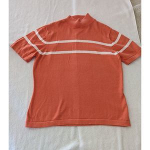 Mountain Express short sleeve turtleneck sweater   SZ S